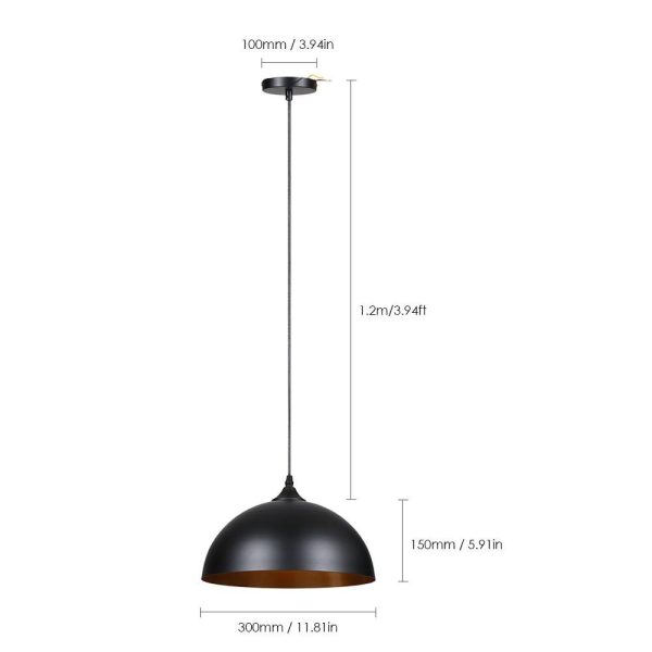 RGB Controlers |   Metal Pendants Light Black LED Lighting Black