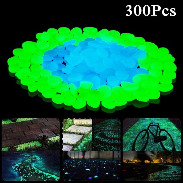 Switches |   300Pcs Glowing Rocks Outdoor Glow Decorative Stones Garden Yard Lawn Luminous Pebbles LED Lighting Switches