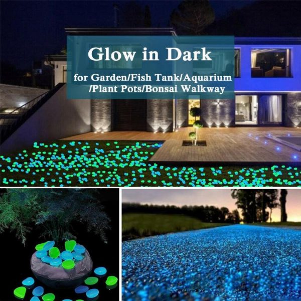 Switches |   300Pcs Glowing Rocks Outdoor Glow Decorative Stones Garden Yard Lawn Luminous Pebbles LED Lighting Switches