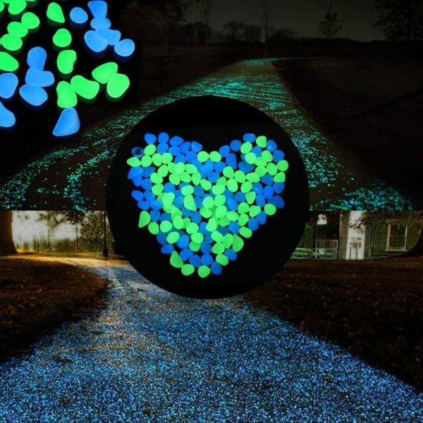 Switches |   300Pcs Glowing Rocks Outdoor Glow Decorative Stones Garden Yard Lawn Luminous Pebbles LED Lighting Switches