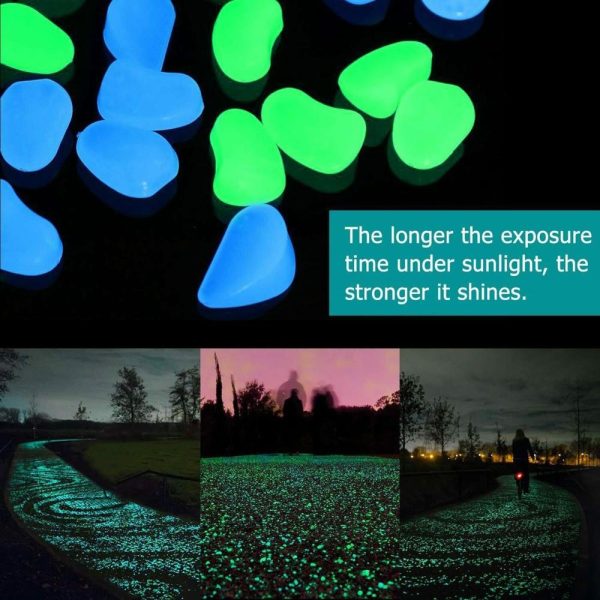 Switches |   300Pcs Glowing Rocks Outdoor Glow Decorative Stones Garden Yard Lawn Luminous Pebbles LED Lighting Switches