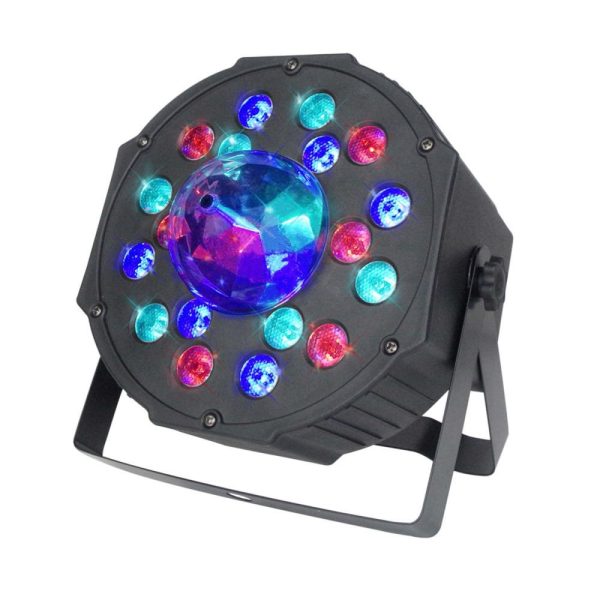 Underwater Lights |   18 Magic Balls Pat Light Stage Light Flashing Large Area Projection KTV Bar Colour Light Black LED Lights & Flashlights Black