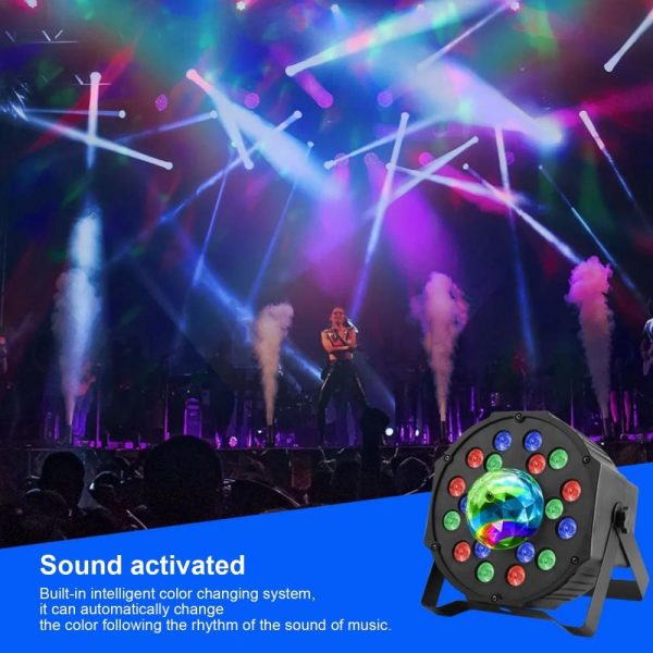 Underwater Lights |   18 Magic Balls Pat Light Stage Light Flashing Large Area Projection KTV Bar Colour Light Black LED Lights & Flashlights Black