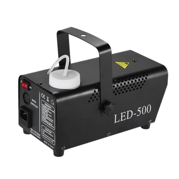 Underwater Lights |   500W RGB Portable Fog Machine with 3-Color LED Lights 250ml Tank Remote Control Black LED Lights & Flashlights Black