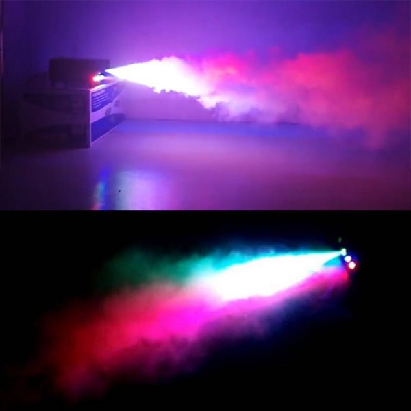 Underwater Lights |   500W RGB Portable Fog Machine with 3-Color LED Lights 250ml Tank Remote Control Black LED Lights & Flashlights Black