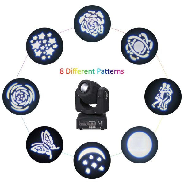 Underwater Lights |   90W LEDs Heads Moving Stage Light DMX512 Master-slave Sound Activated Auto-run Stage Light LED Lights & Flashlights Underwater Lights