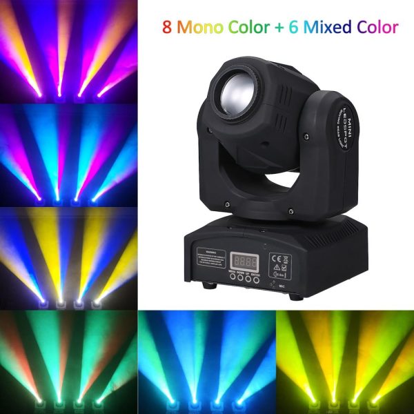 Underwater Lights |   90W LEDs Heads Moving Stage Light DMX512 Master-slave Sound Activated Auto-run Stage Light LED Lights & Flashlights Underwater Lights