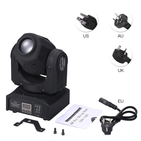 Underwater Lights |   90W LEDs Heads Moving Stage Light DMX512 Master-slave Sound Activated Auto-run Stage Light LED Lights & Flashlights Underwater Lights