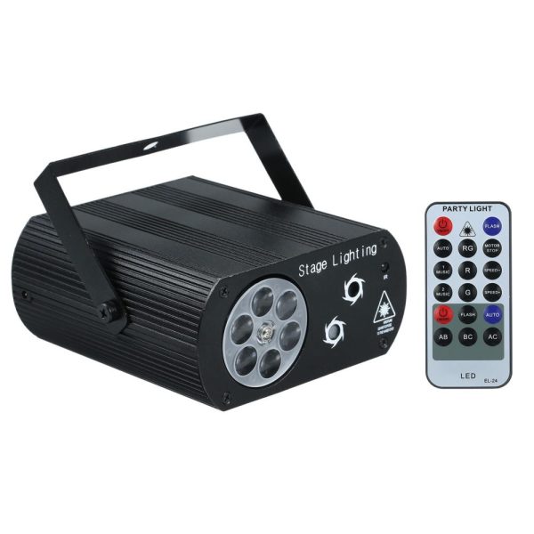 Underwater Lights |   AC100-240V 5W 3 LEDs RGB Mini Water W-ave Ripple Effect Stage Light Black LED Lights & Flashlights Black