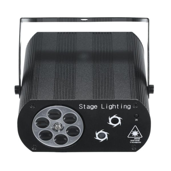 Underwater Lights |   AC100-240V 5W 3 LEDs RGB Mini Water W-ave Ripple Effect Stage Light Black LED Lights & Flashlights Black