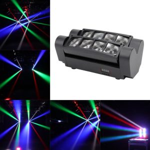 Underwater Lights |   AC90-240V 40W RGBW 7 / 15 Channels LEDs Stage Light Black LED Lights & Flashlights Black