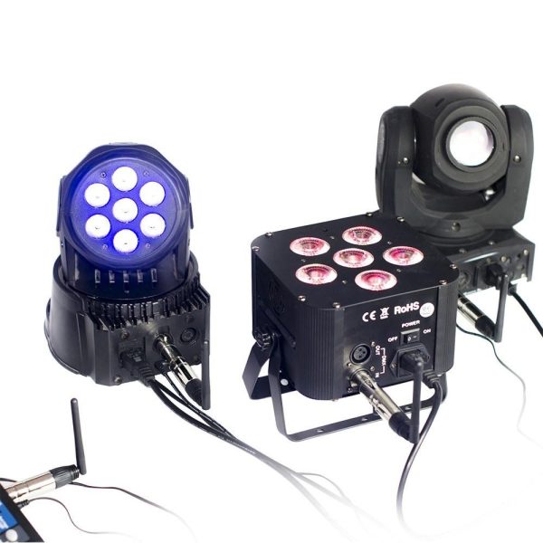 Underwater Lights |   DMX512 2.4G ISM Wireless Silver LED Lights & Flashlights Silver