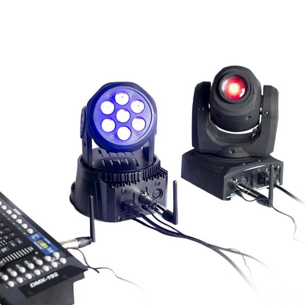 Underwater Lights |   DMX512 2.4G ISM Wireless Silver LED Lights & Flashlights Silver