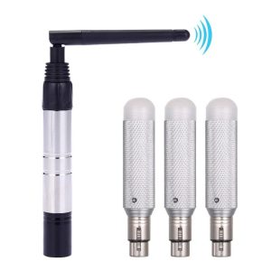 Underwater Lights |   DMX512 2.4G ISM Wireless Transmitter + 3pcs Receivers Black & Silvery LED Lights & Flashlights Black & Silvery