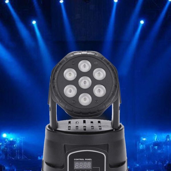 Underwater Lights |   DMX512 Mini Head Moving Stage Light Black LED Lights & Flashlights Black