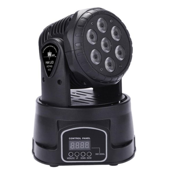 Underwater Lights |   DMX512 Mini Head Moving Stage Light Black LED Lights & Flashlights Black