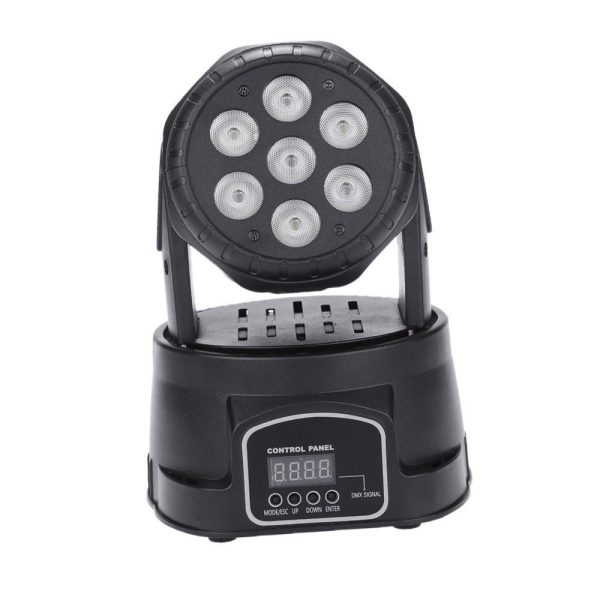 Underwater Lights |   DMX512 Mini Head Moving Stage Light Black LED Lights & Flashlights Black