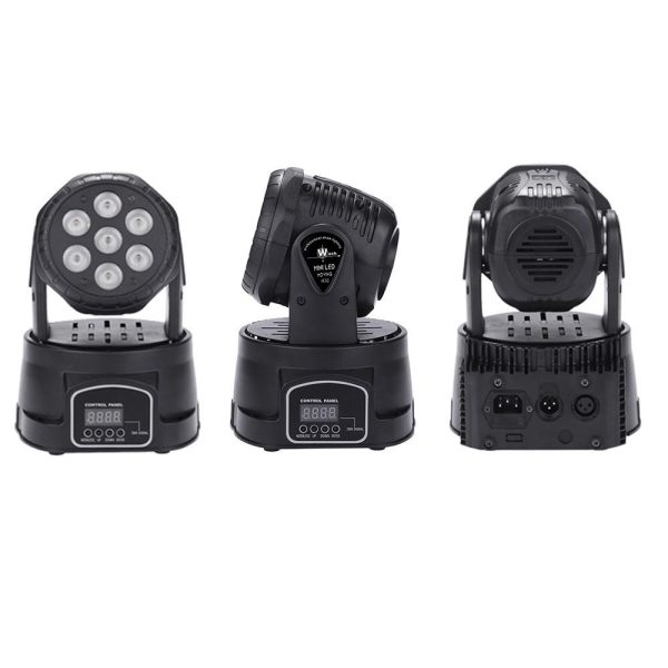 Underwater Lights |   DMX512 Mini Head Moving Stage Light Black LED Lights & Flashlights Black