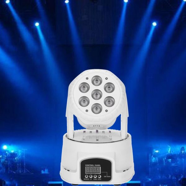 Underwater Lights |   DMX512 Mini Head Moving Stage Light White LED Lights & Flashlights Underwater Lights