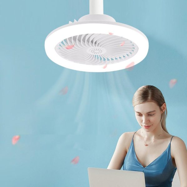 RGB Controlers |   Intelligent Remote Control LED Fan Light E27 Screw Dimmable Bedroom Aromatherapy Lighting Fan Light White LED Lighting RGB Controlers